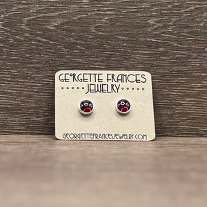 Garnet Studs