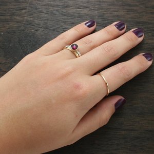14k Gold Stacking Ring