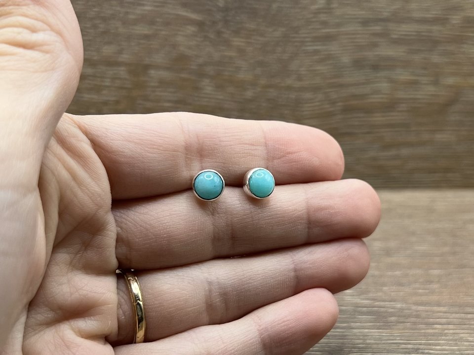 Amazonite Studs