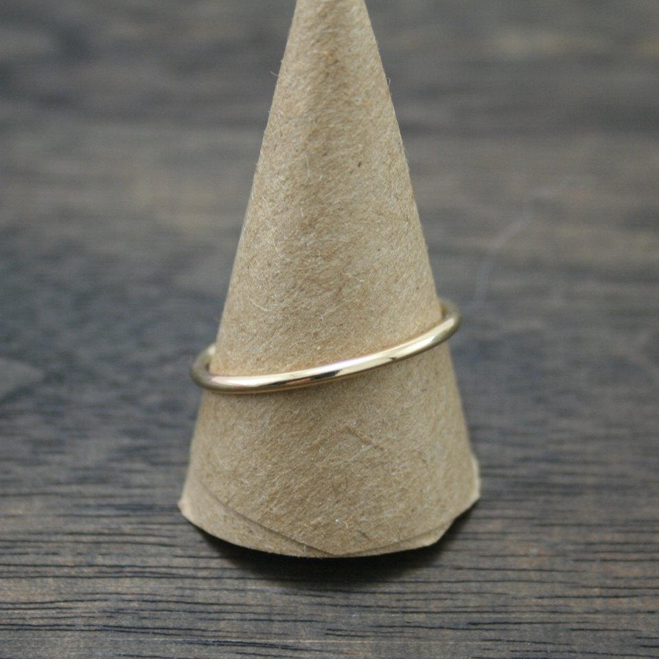 14k Gold Stacking Ring